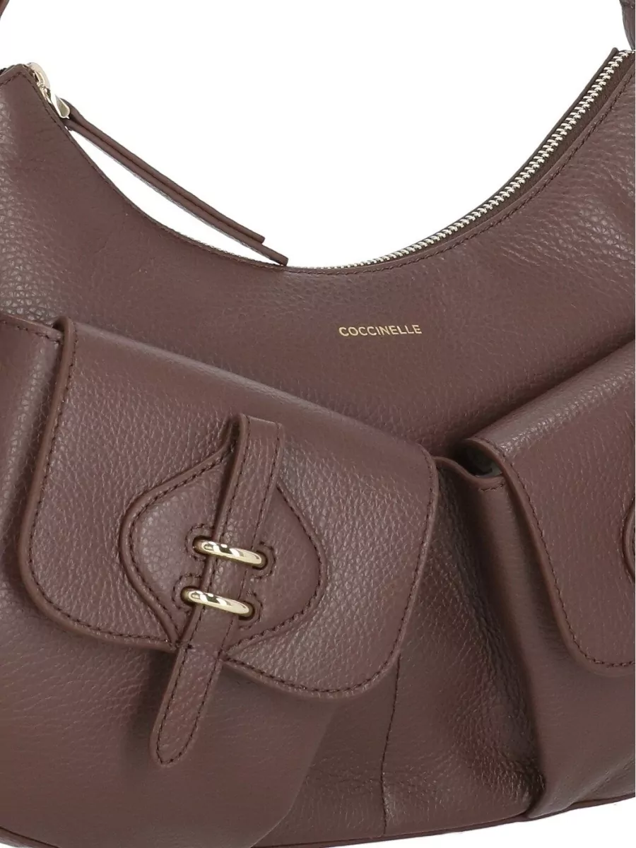 Coccinelle Leather Shoulder Tote Bag