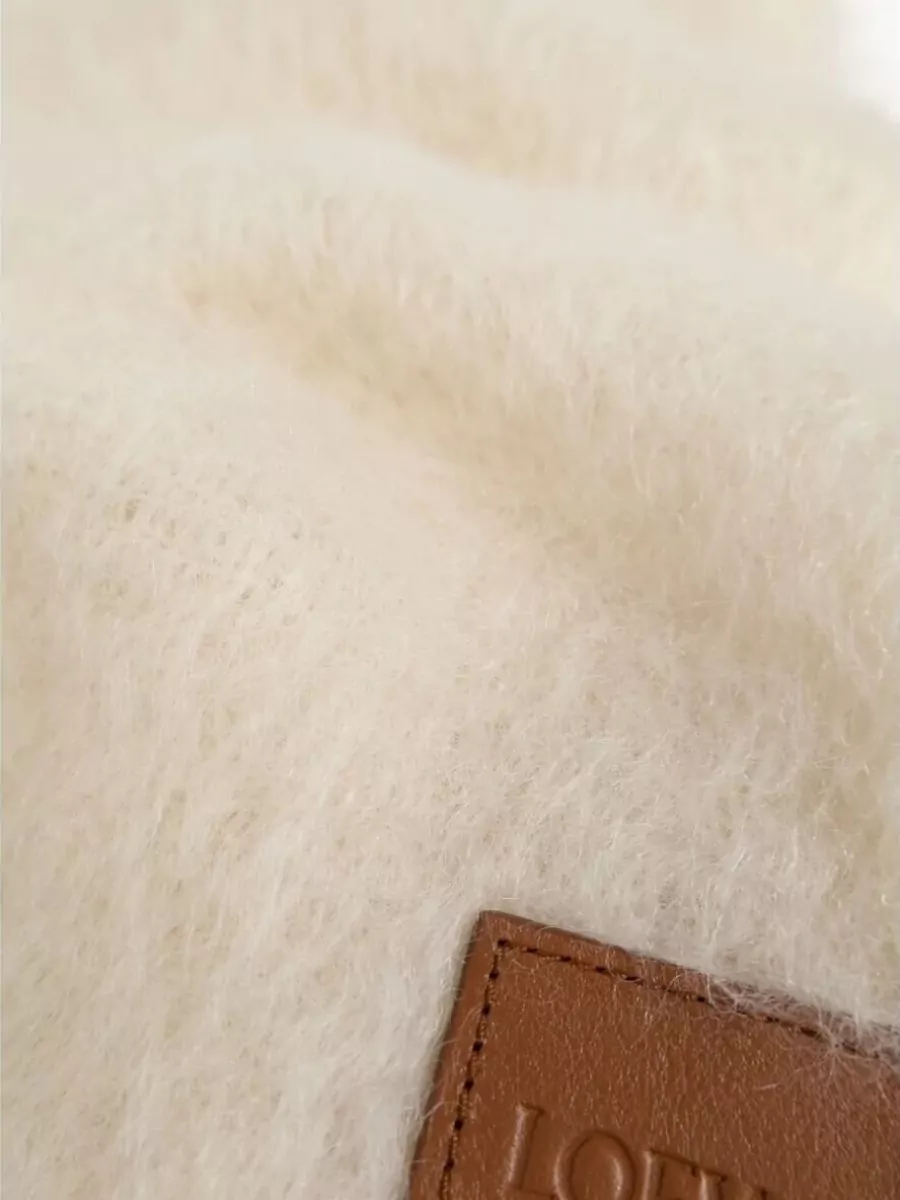 Loewe Brushed Finish Scarf Featuring Fringed Edges