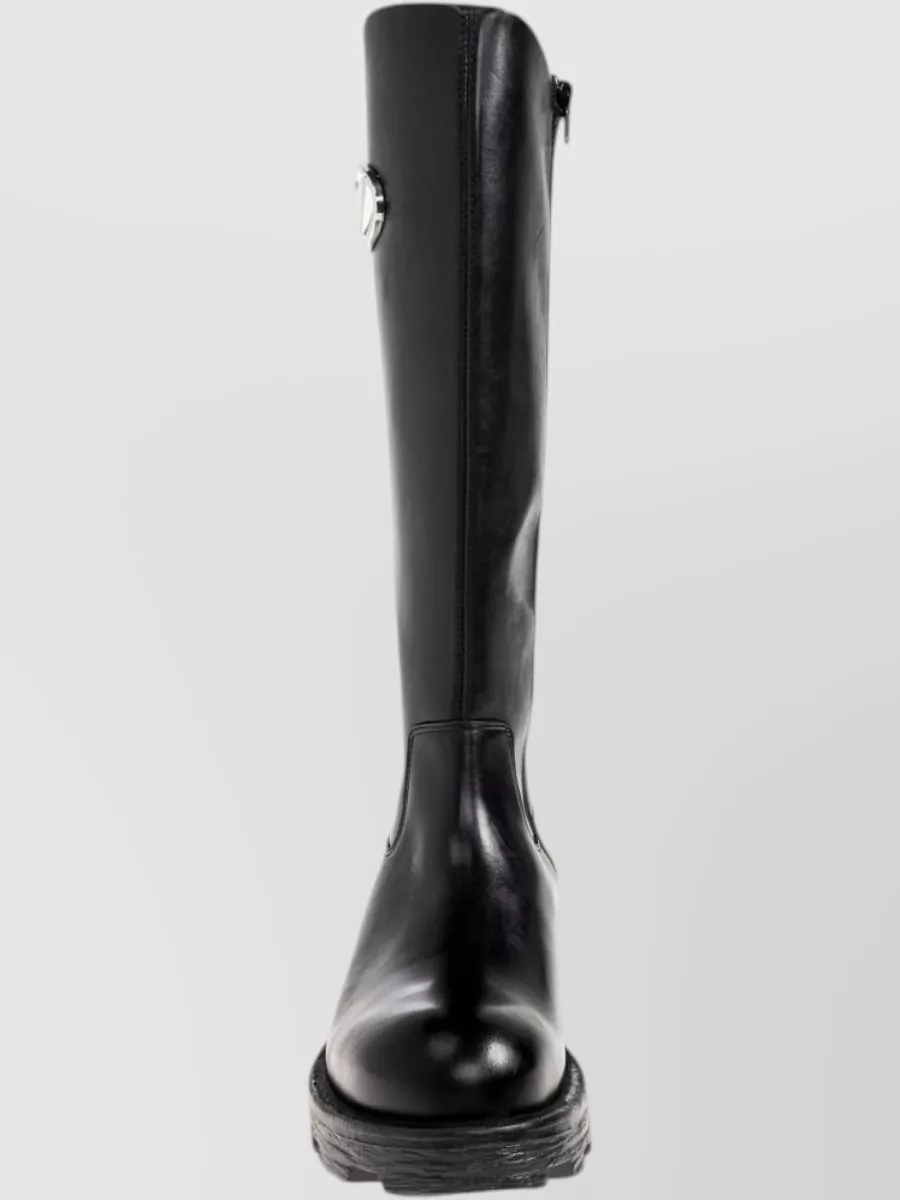 Diesel Leather Ankle Boots