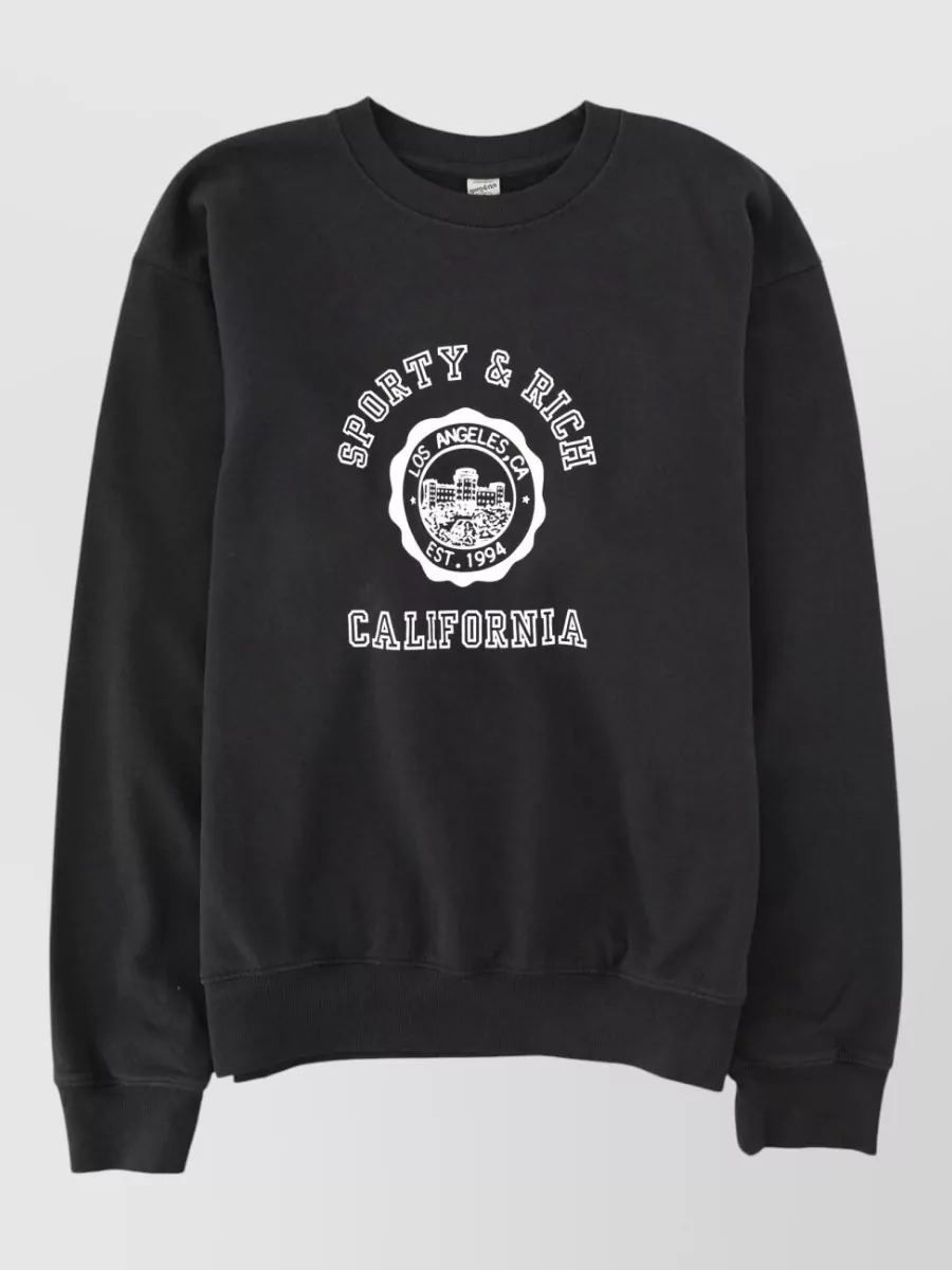 Sporty & Rich logo sweatshirt