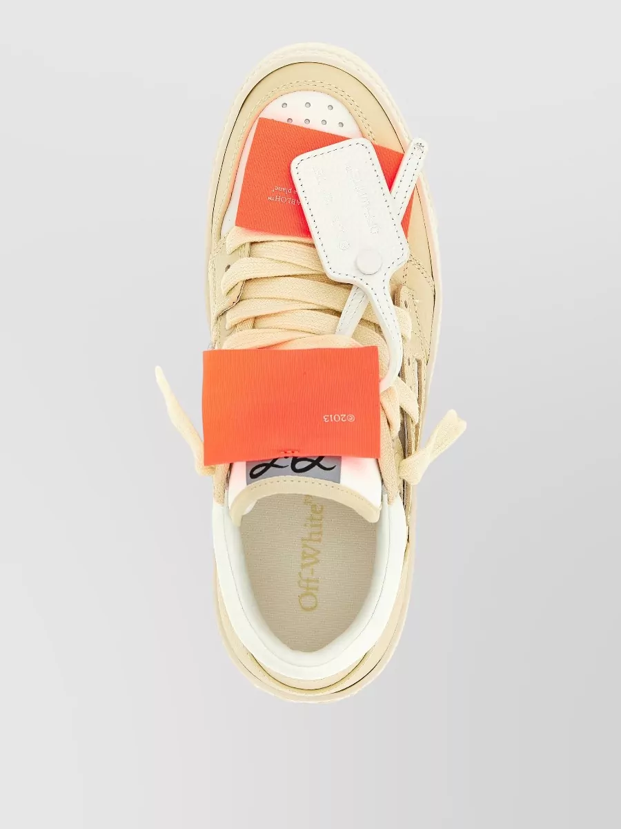 Off-White Court Low Top Sneakers Contrast Sole
