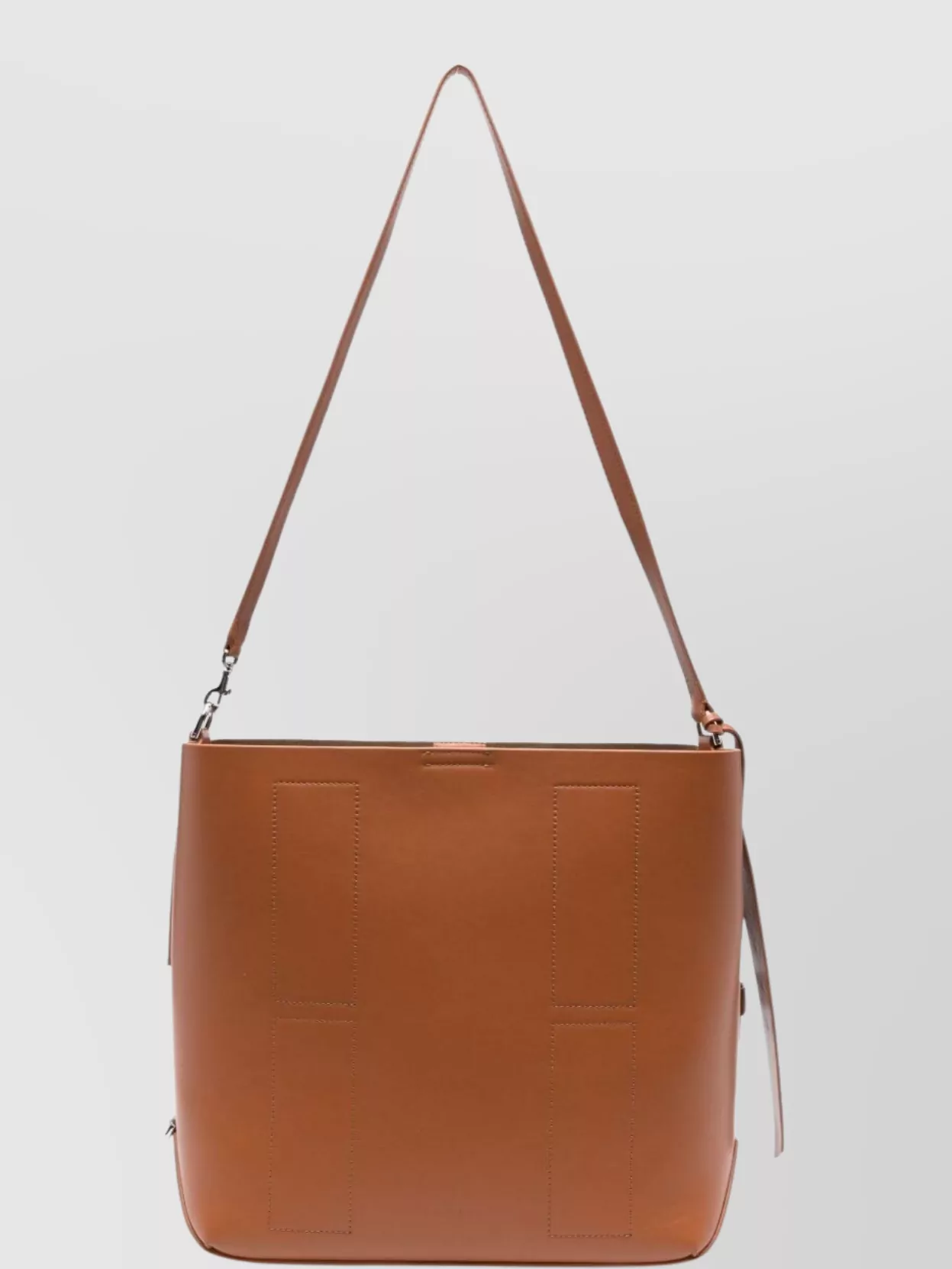 Hogan Medium Leather Hobo Bag With Adjustable Strap