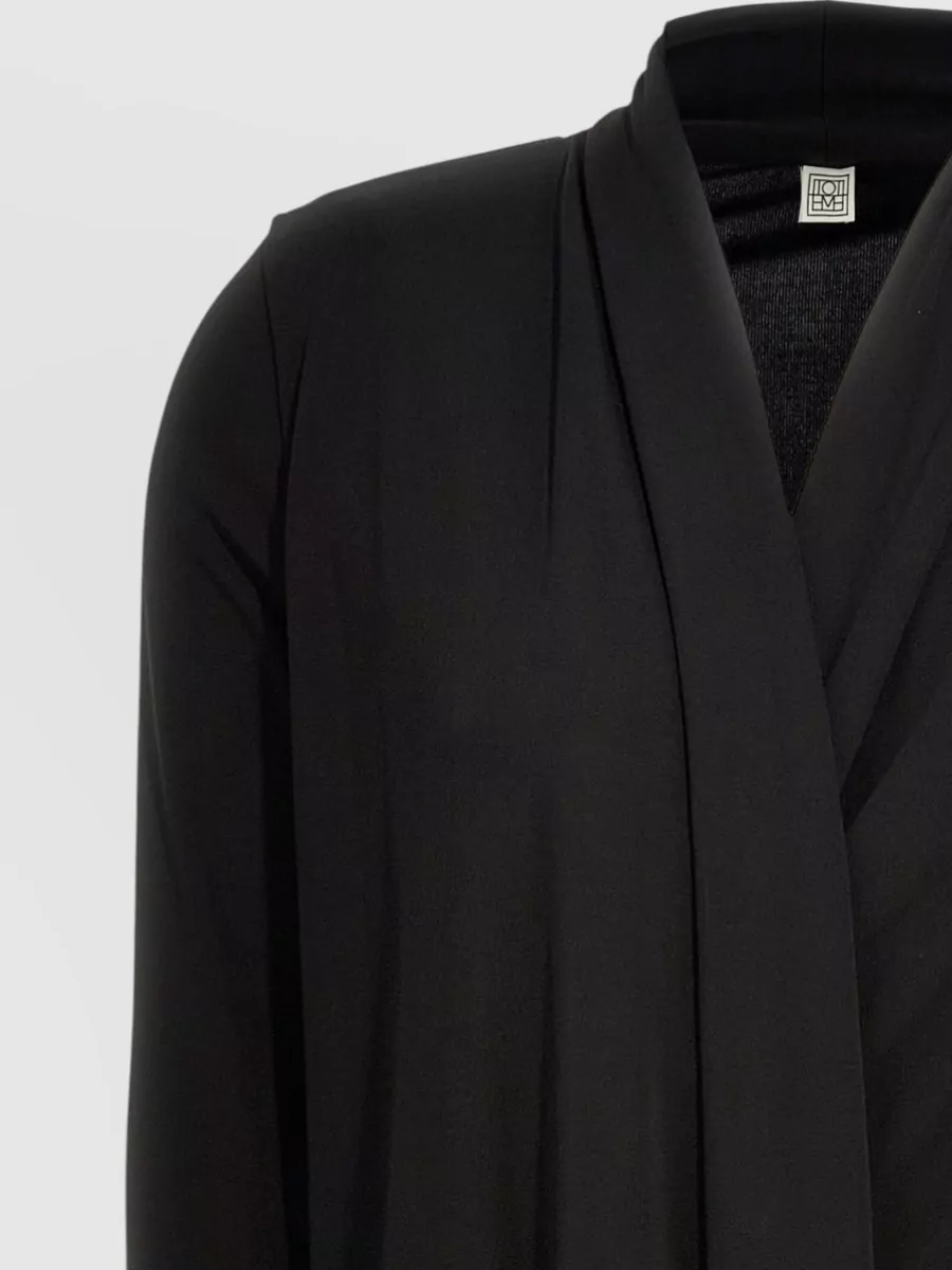 Totême Overlapped Jersey Maxi Dress