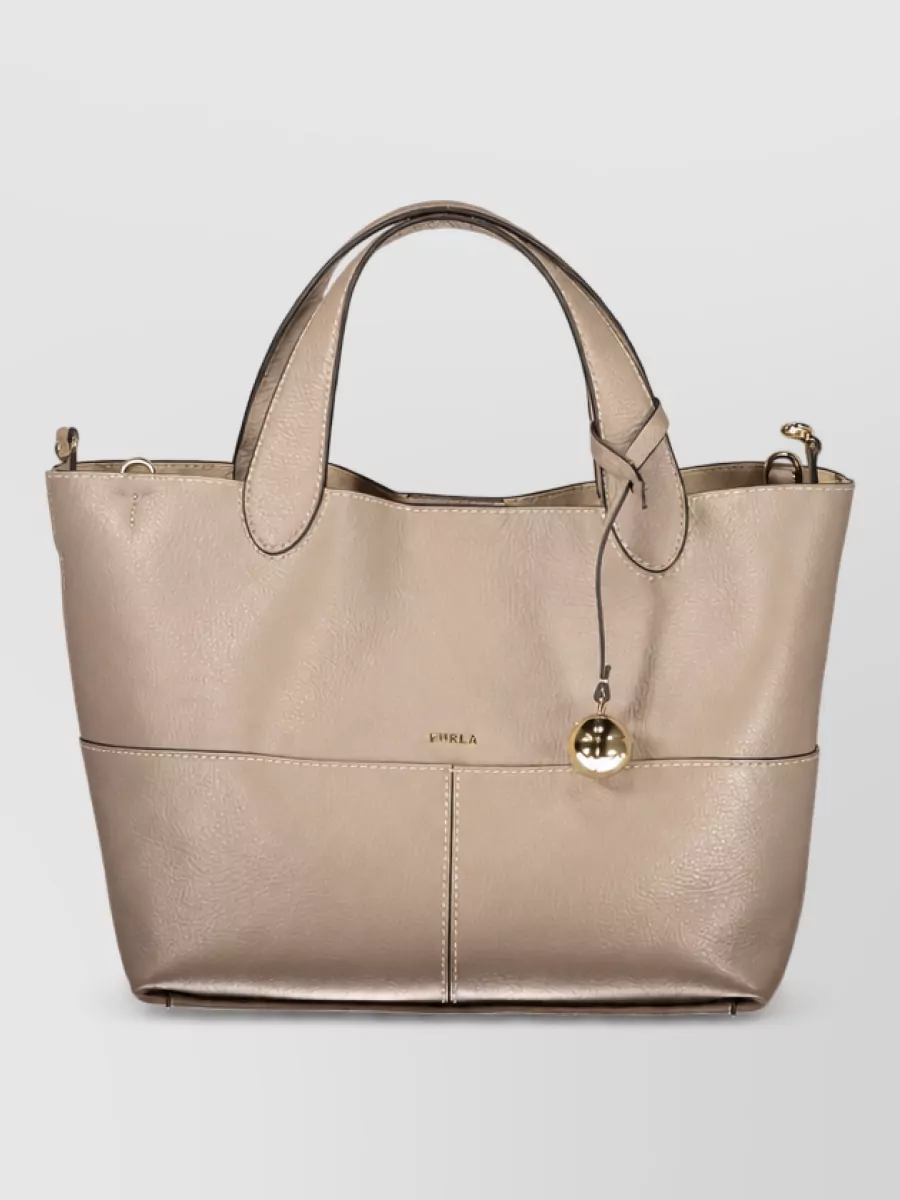 Furla leather tote bag