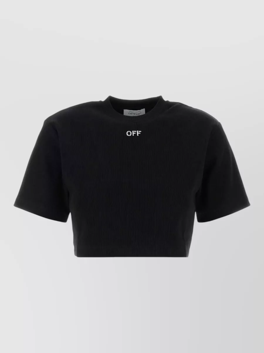Off-White stretch cotton t-shirt