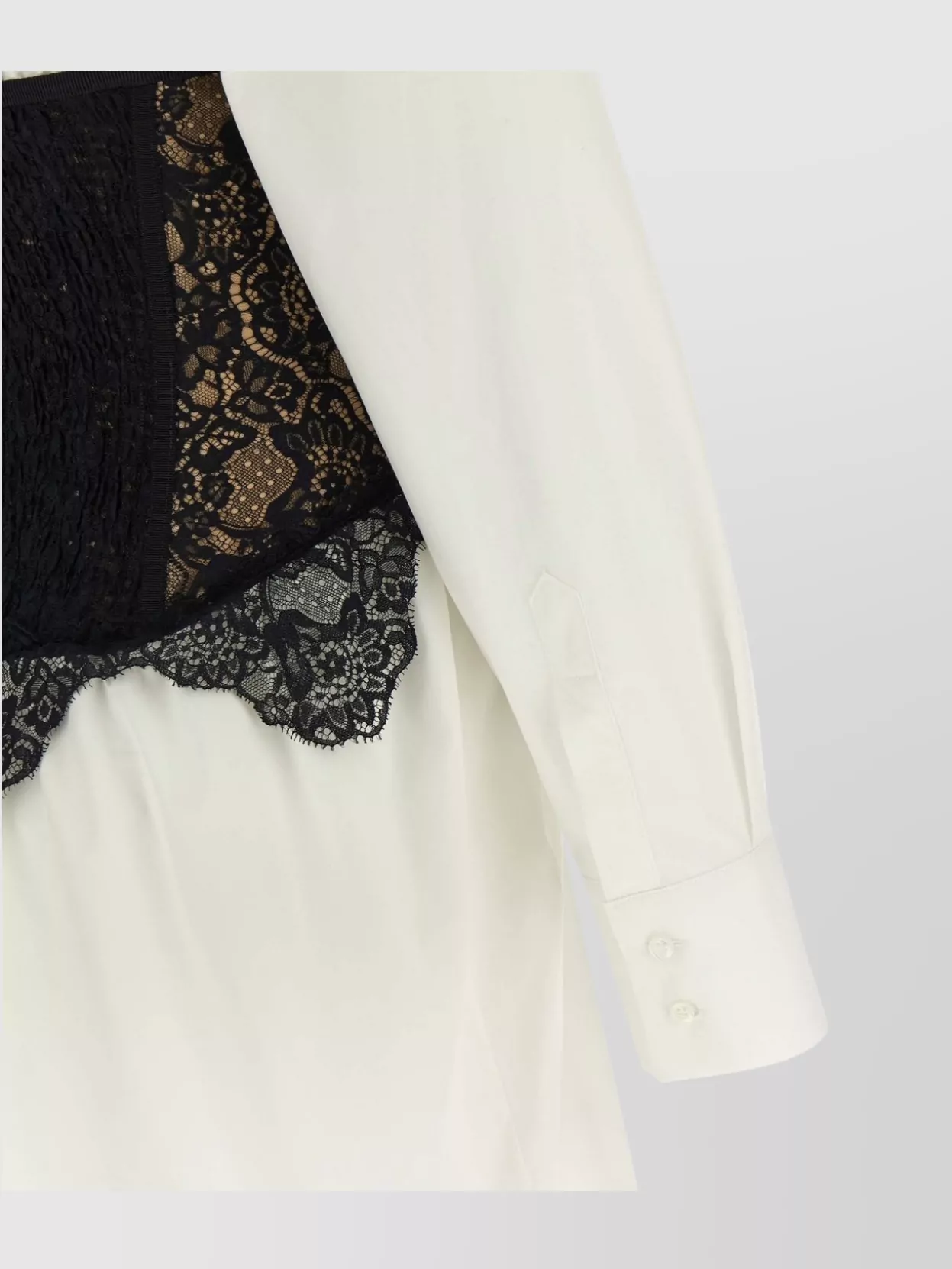 Giuseppe Di Morabito Long Sleeve Corset Style Lace Dress