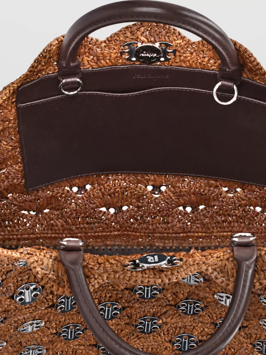 Paco Rabanne 1969 Chain Mail Raffia Beach Bag