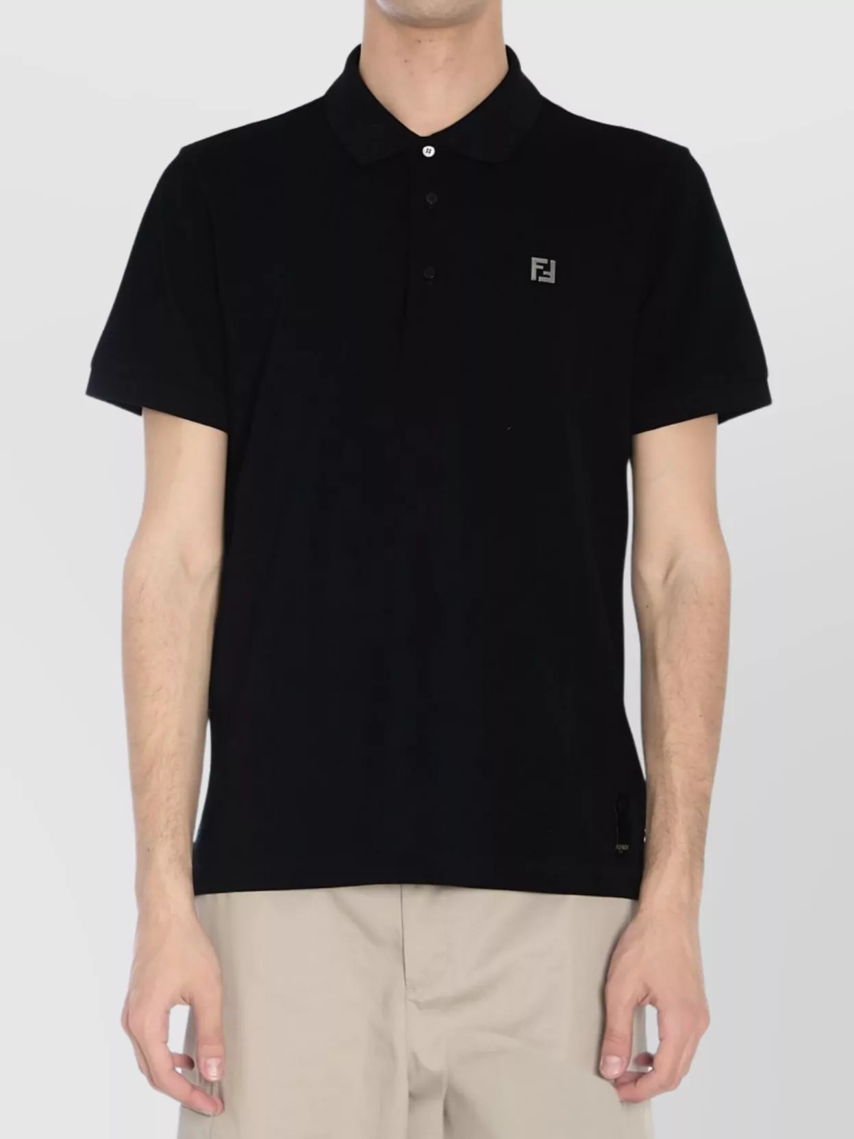 Fendi Regular Fit Short-sleeved Polo Collar