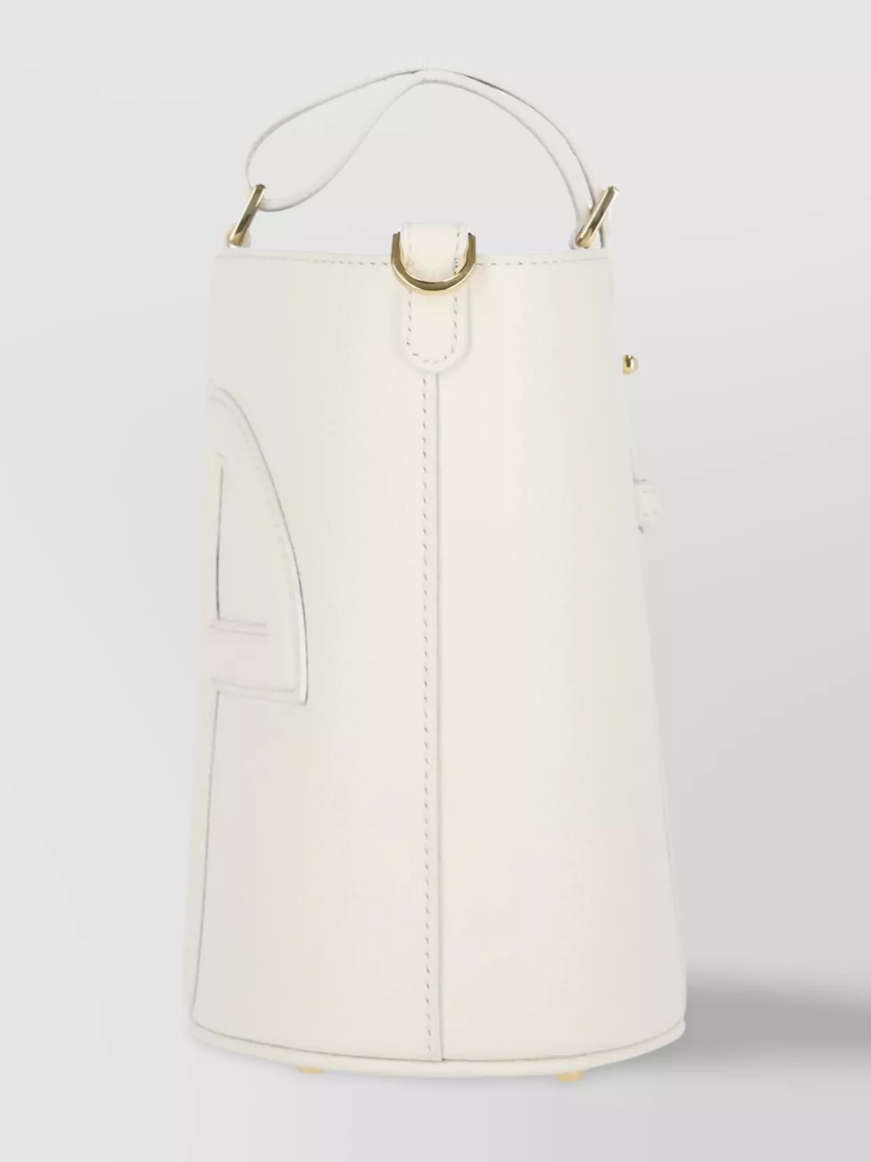 Patou Top Handle Bucket Bag Adjustable Strap