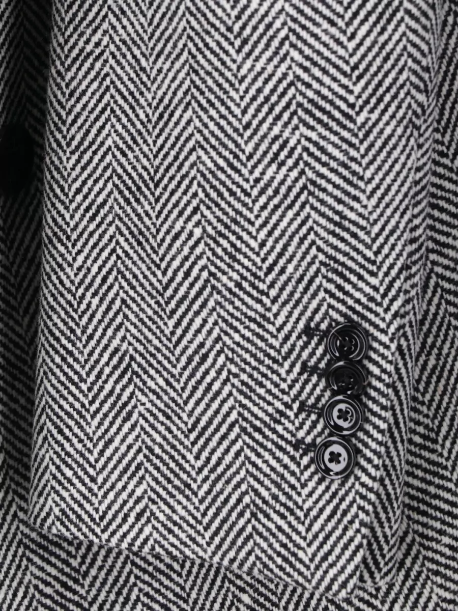 Lardini Virgin Wool Double Breasted Coat