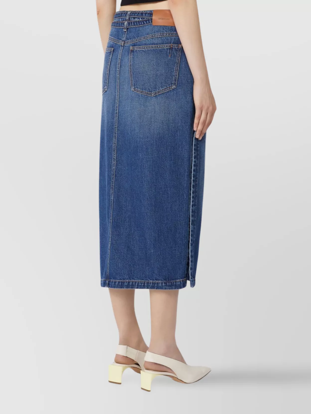 Sportmax Skirt With Pockets And Slit