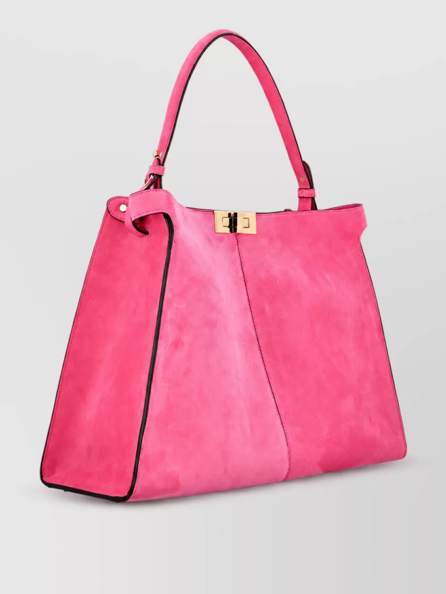 Fendi Way Large Leather Tote Bag