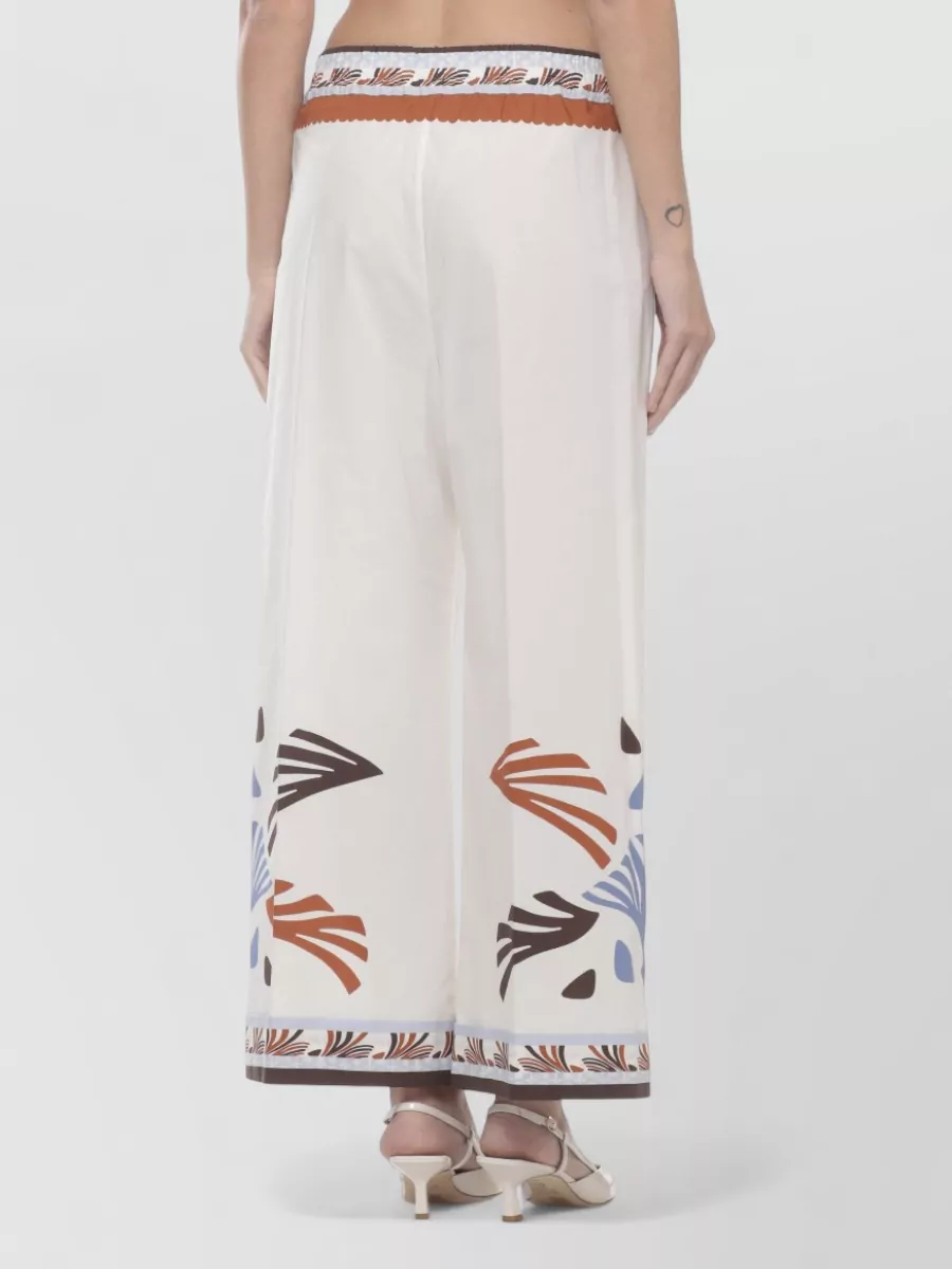 Herno Printed Wide-Leg Trousers