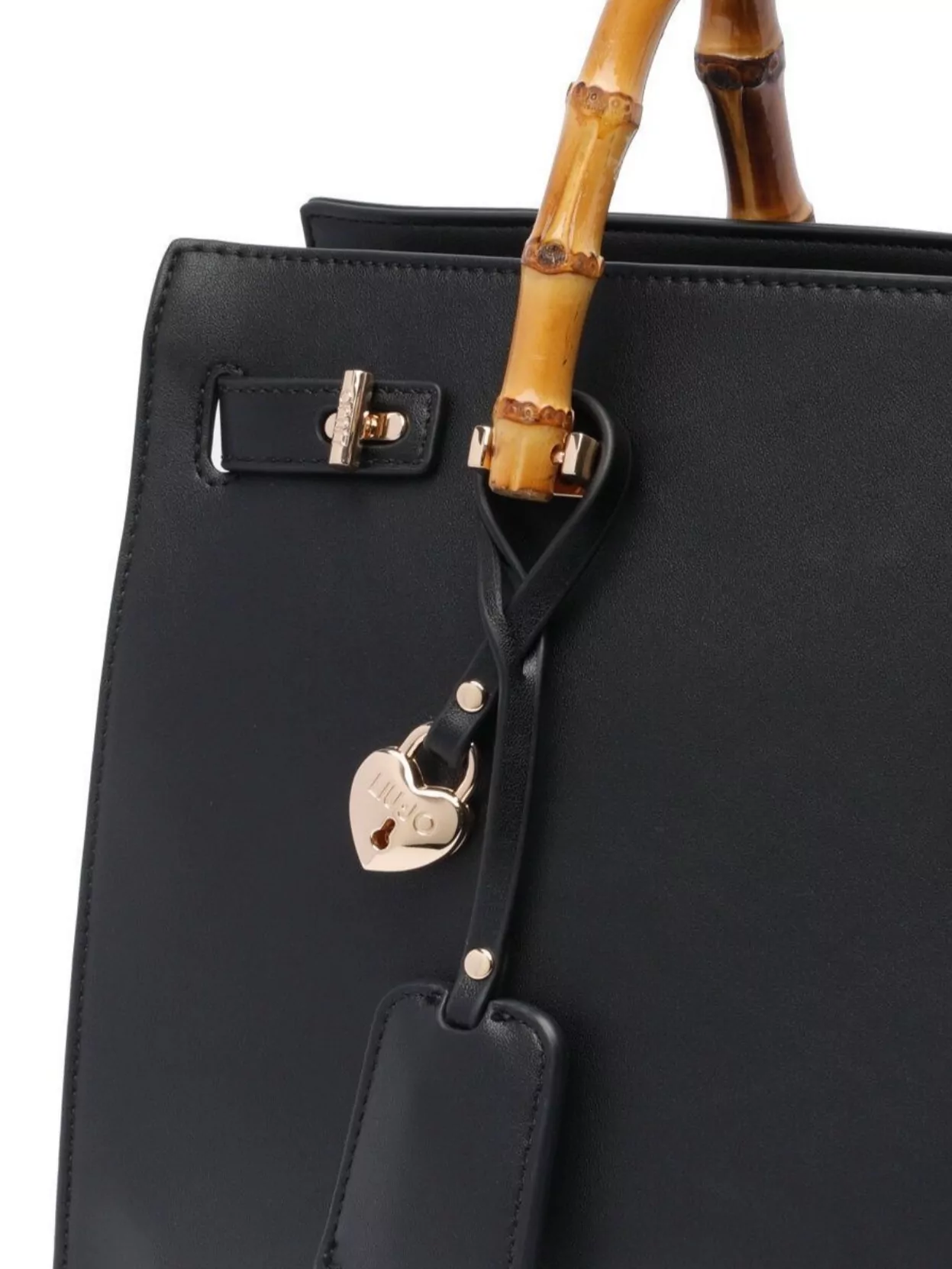 Liu •jo Bamboo Handle Tote Bag With Detachable Strap