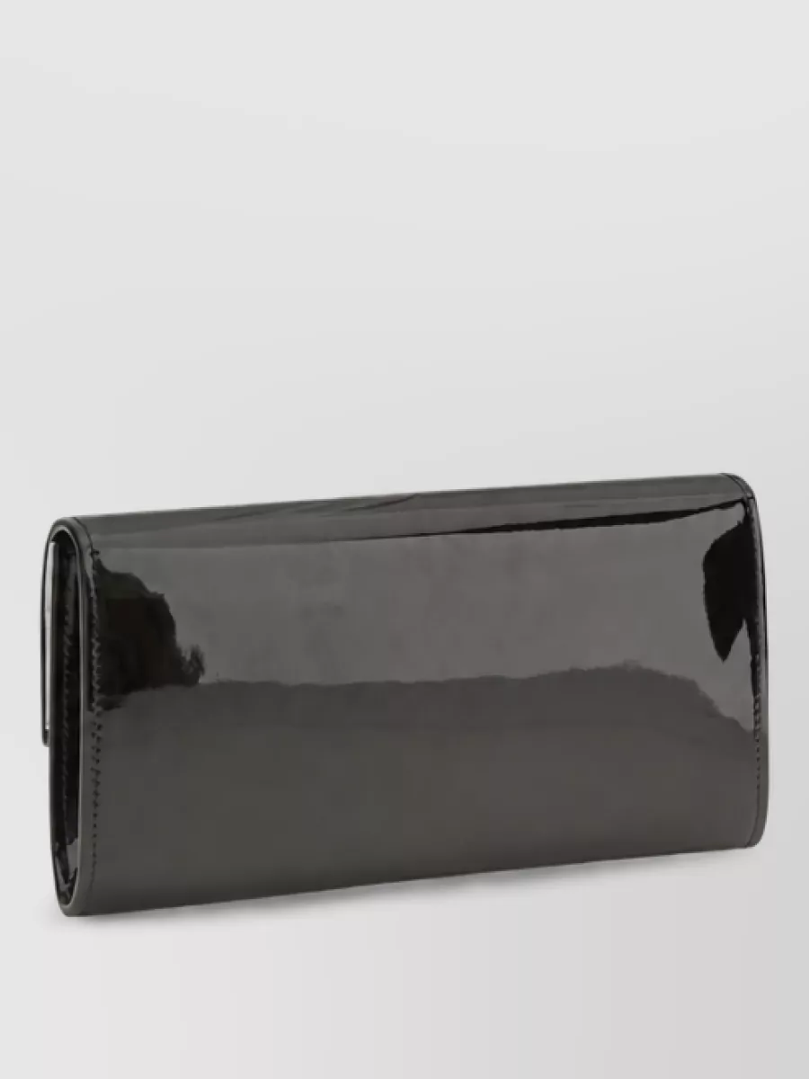 Jimmy Choo Na Calf Leather Clutch Bag