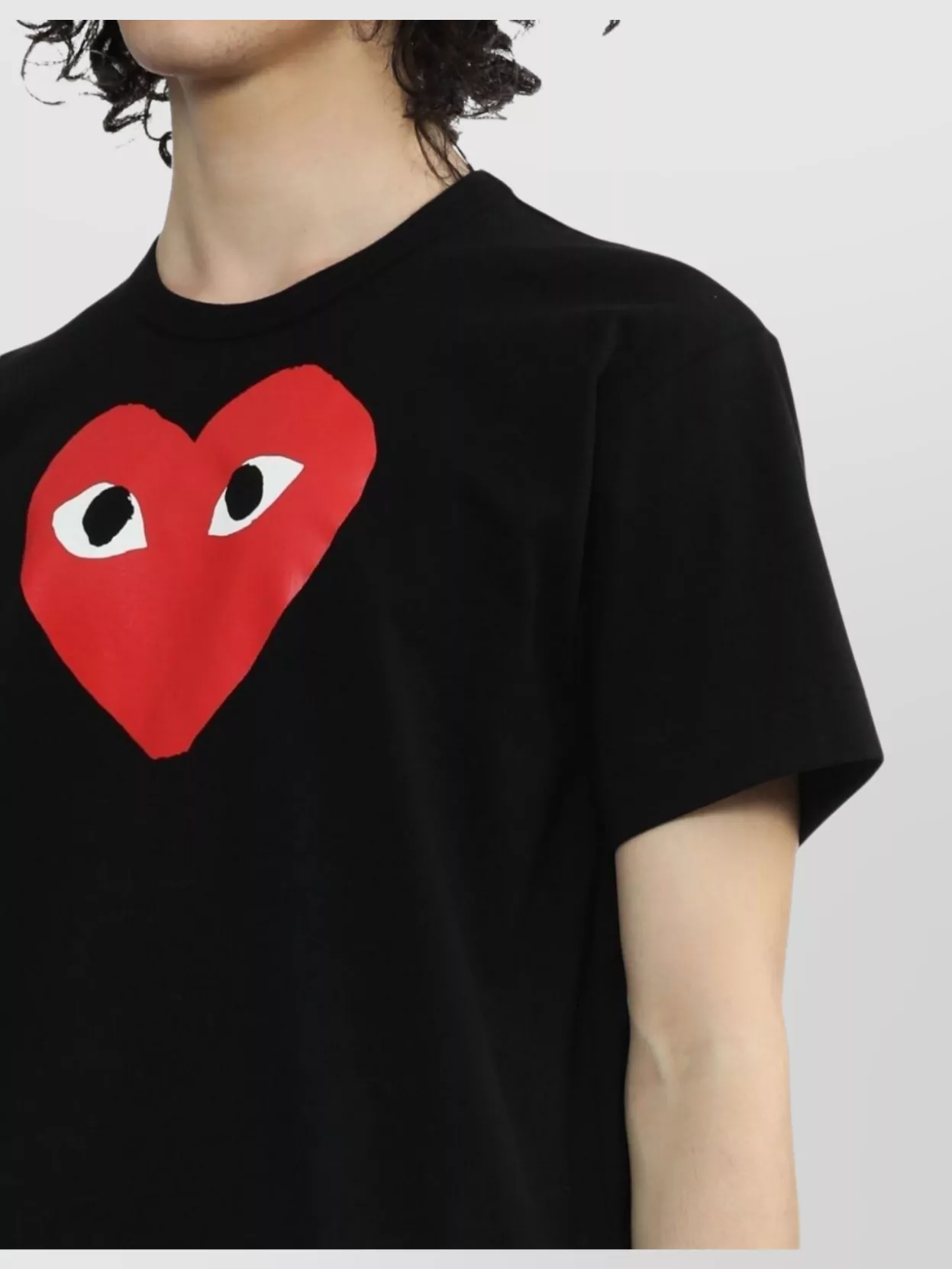 Comme Des Garçons Cotton Logo T-Shirt