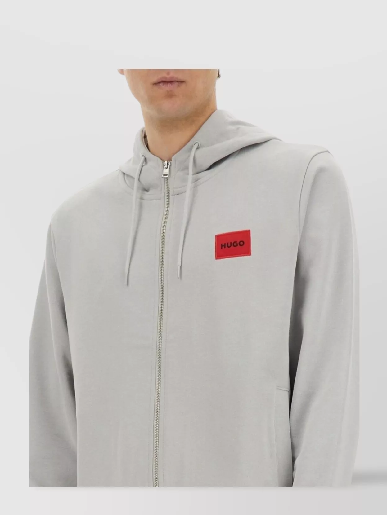 Hugo Logo Hooded Sweatshirt Drawstring