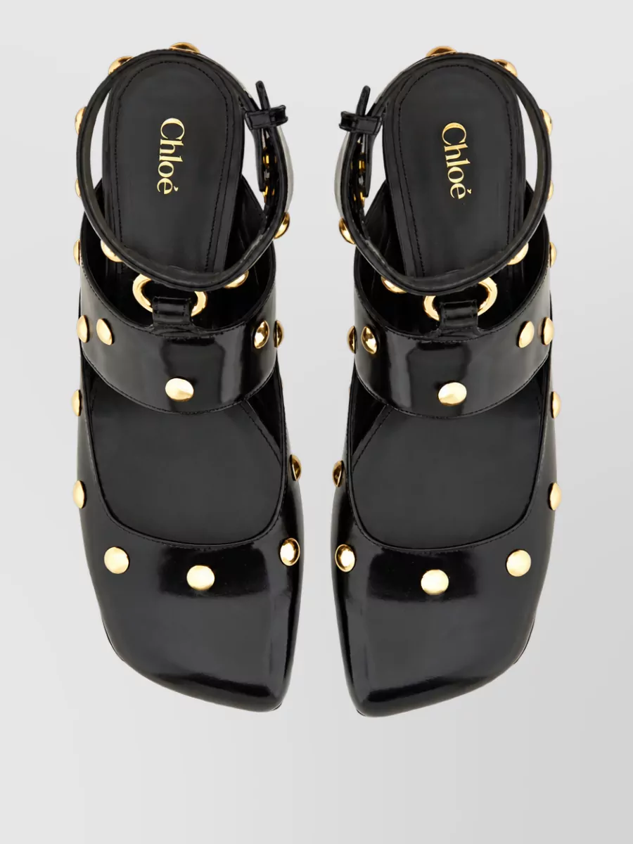 Chloé Leather Jade Sandals