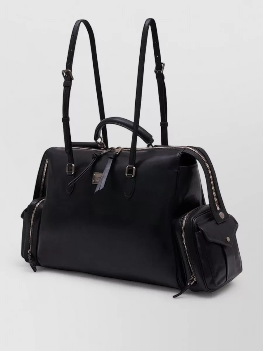 Dolce&Gabbana Travel Bag Leather Shoulder Bag