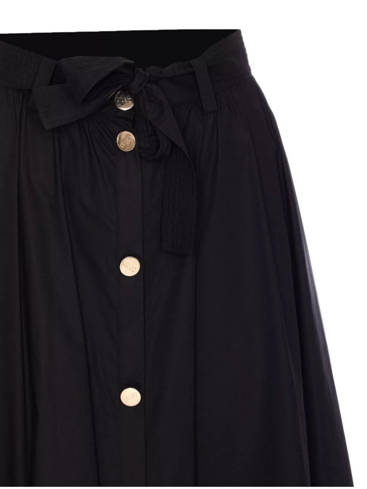 Liu •jo High Waist Wide Model Skirt With Belt