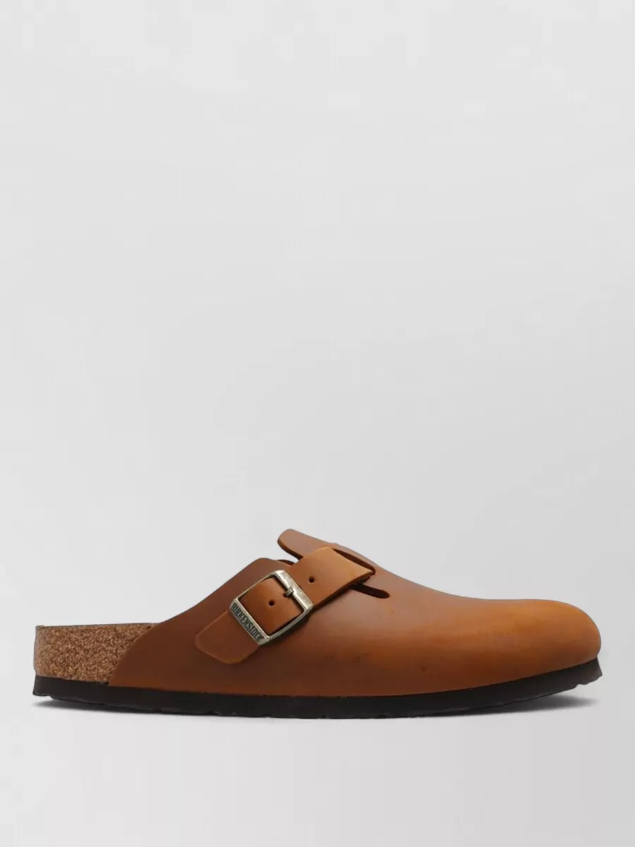 Birkenstock Sandal Boston Open Back Round Toe Flat