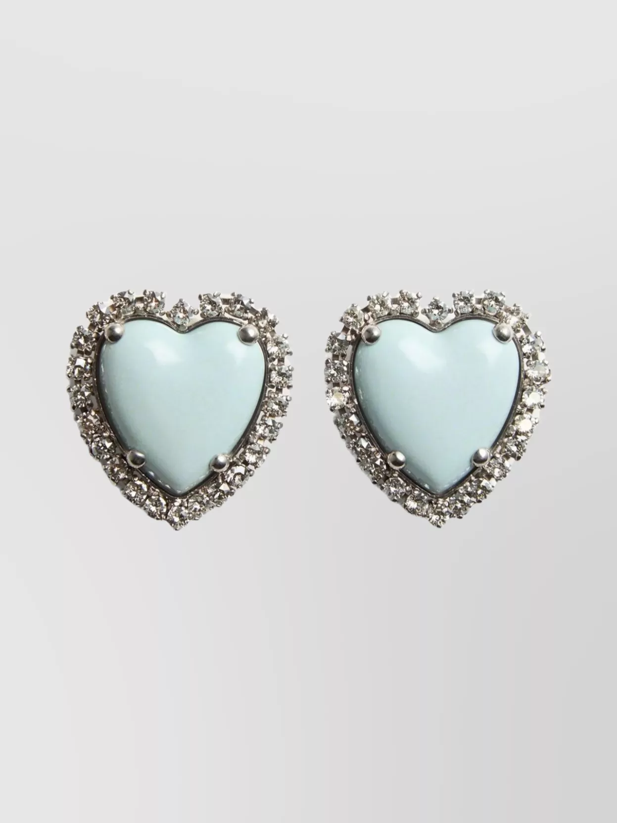 Valentino Garavani Hyperbolic Heart Gemstone Earrings