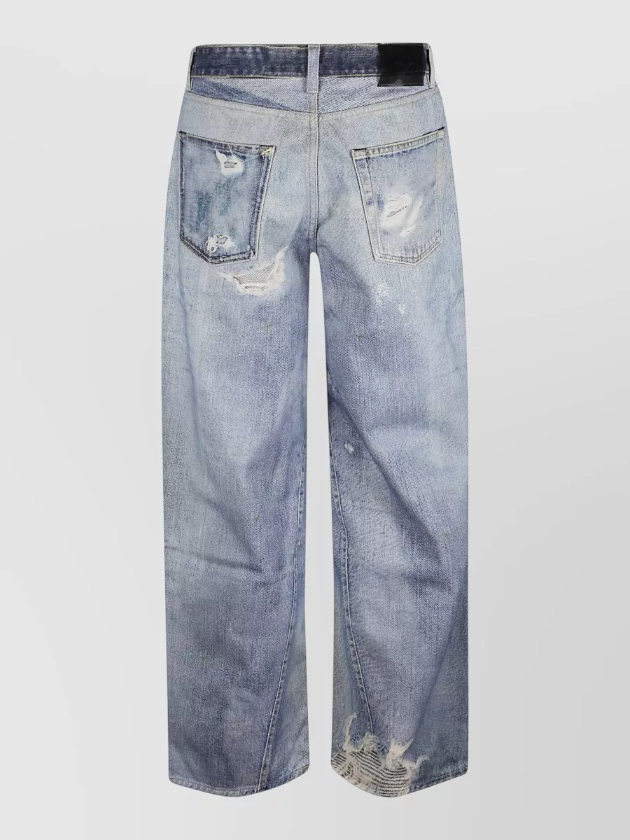 Our Legacy Full Cut Jeans Distressed Faded Five Pocket