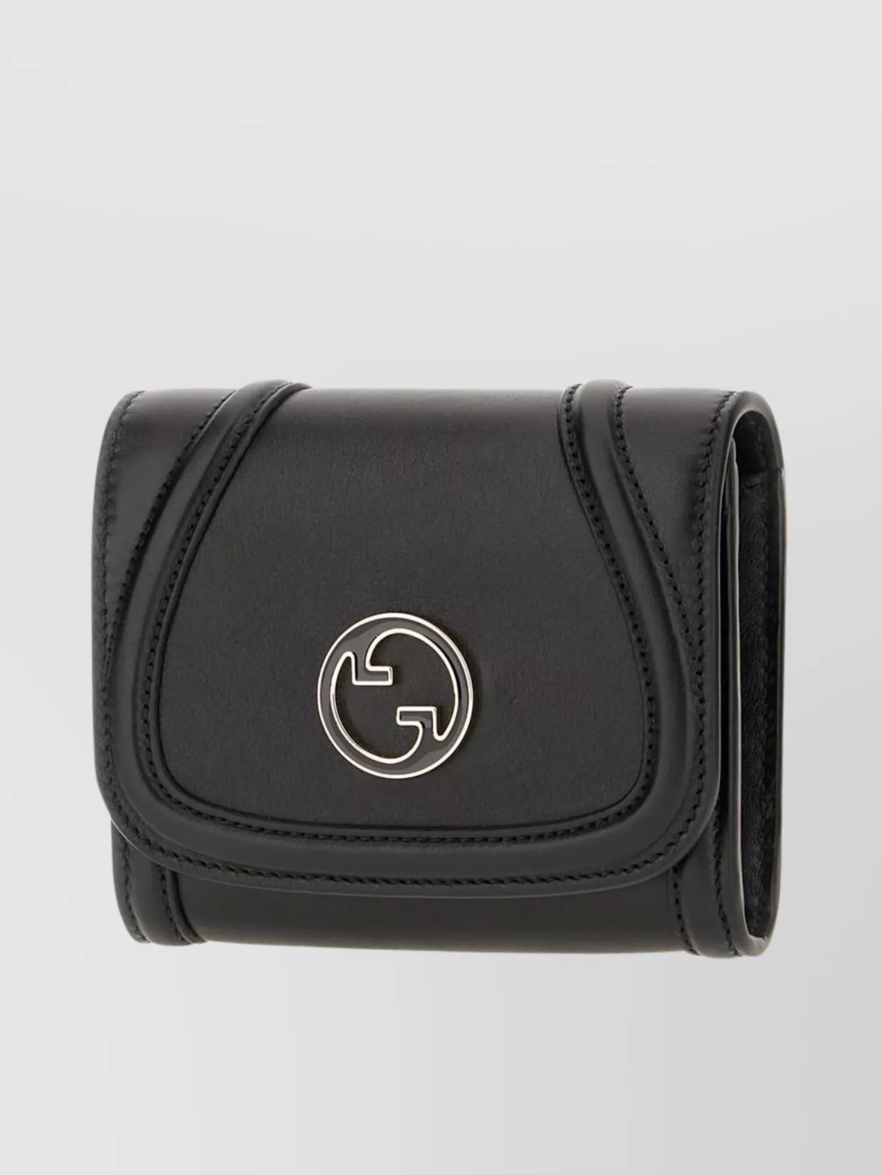 Gucci Leather Wallet Fold-over Design
