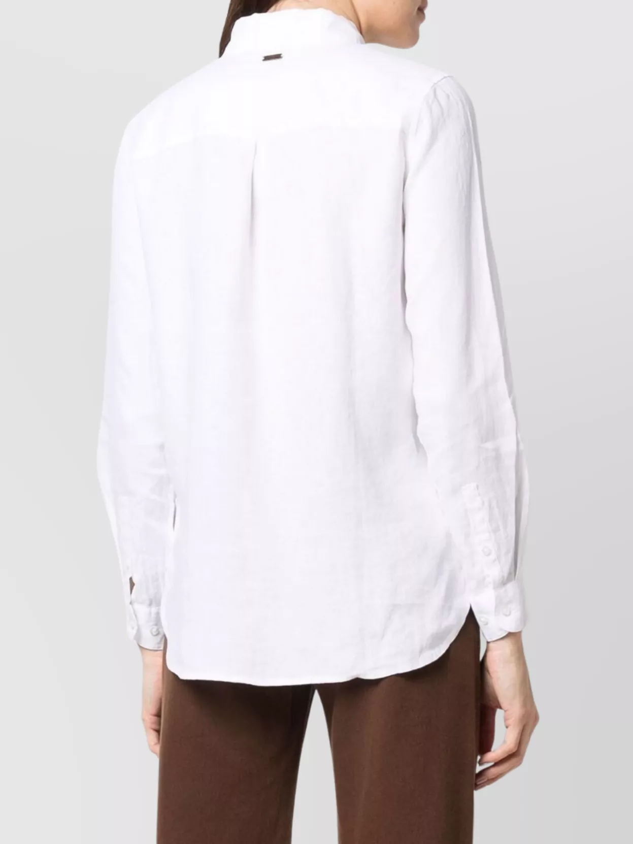 Barbour Navy Collared Shirt With Cuff Buttons