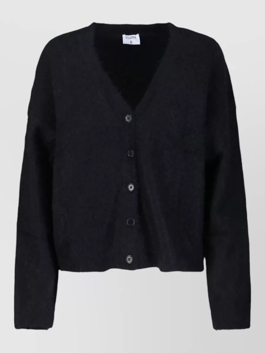 Filippa K alpaca v-neck long-sleeve cardigan