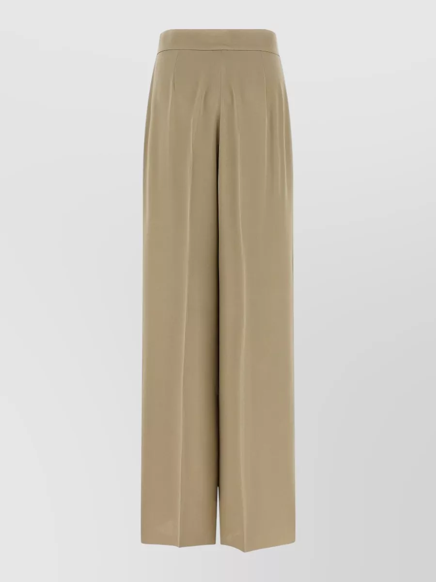 Max Mara silk wide-leg trousers