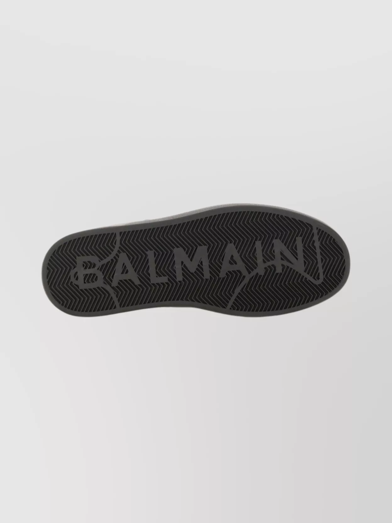 Balmain Low-Top Round Toe Sneakers With Rubber Sole