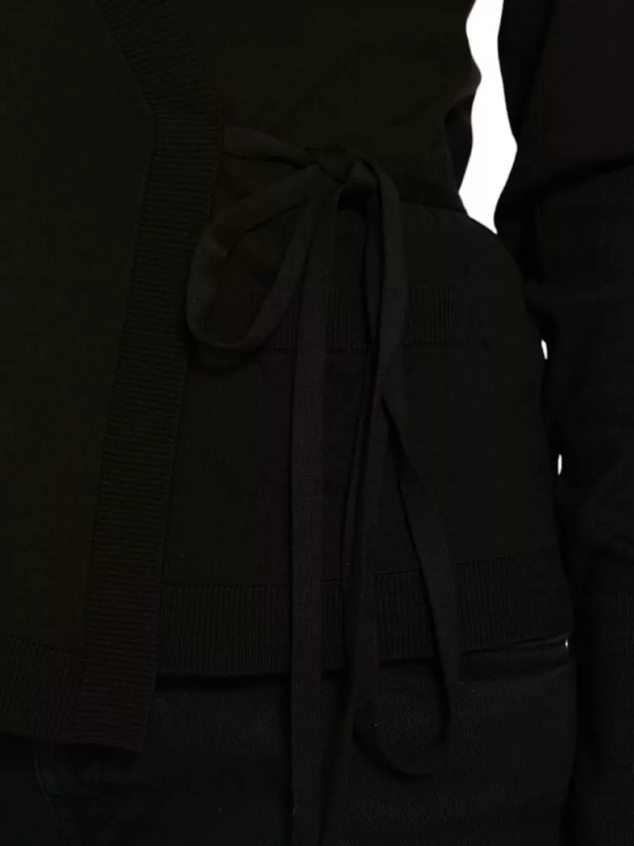 Dolce&Gabbana Virgin Wool V-Neck Wrap Cardigan