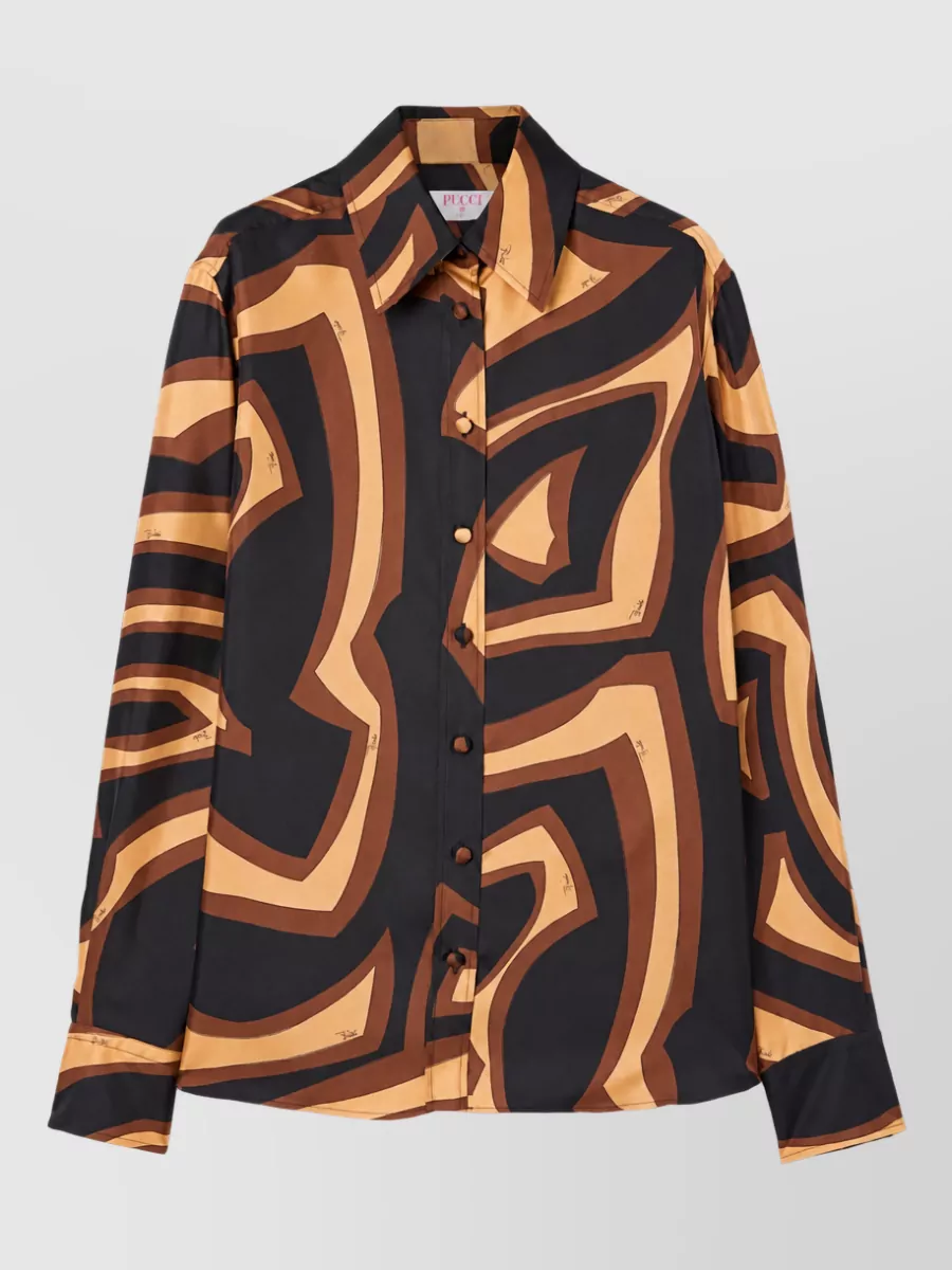 Pucci silk printed shirt