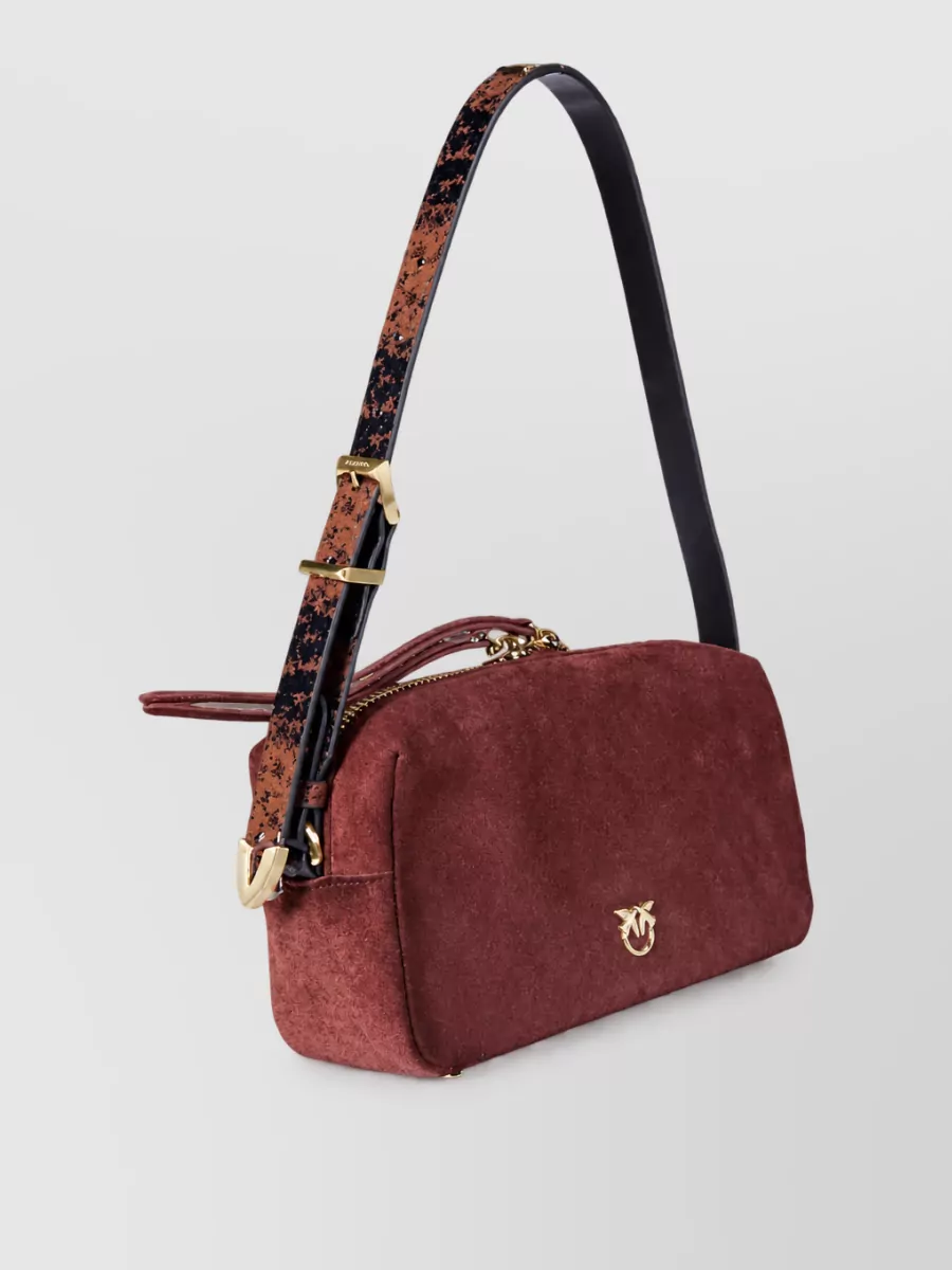 Pinko Love Bag Leather Clutch Bag