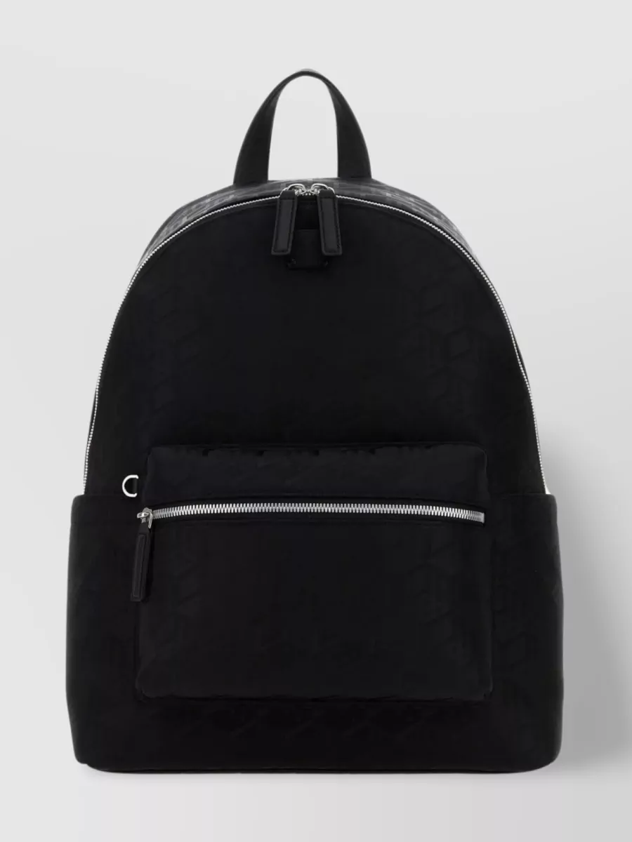 Shop Mcm Adjustable Straps Stark Backpack In Black