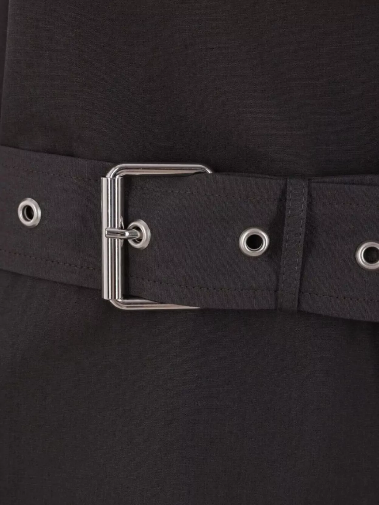 Dries Van Noten Long Belted Raincoat Epaulettes In Brown