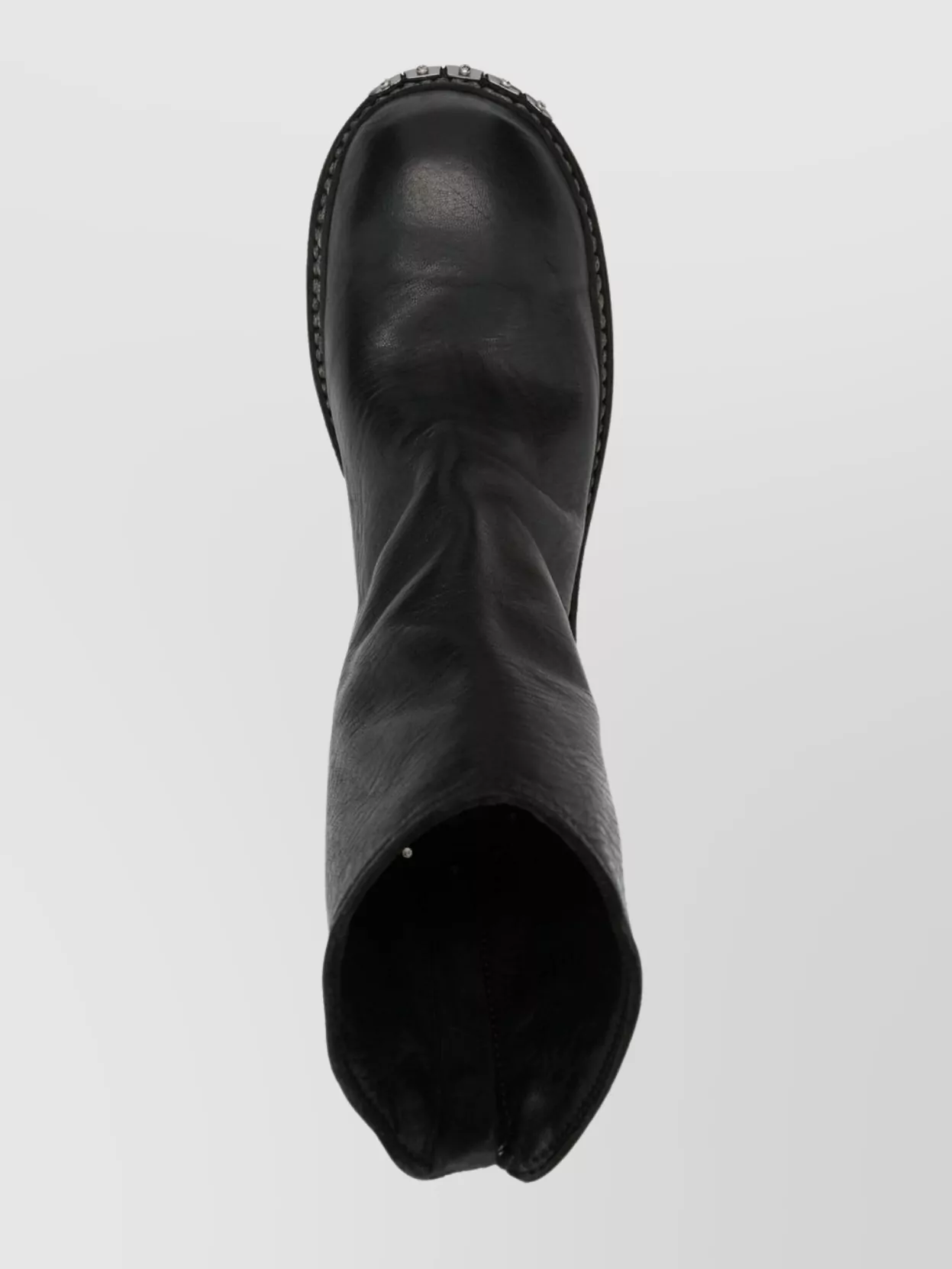 Guidi Chunky Sole Round Toe Metal Cap Boot