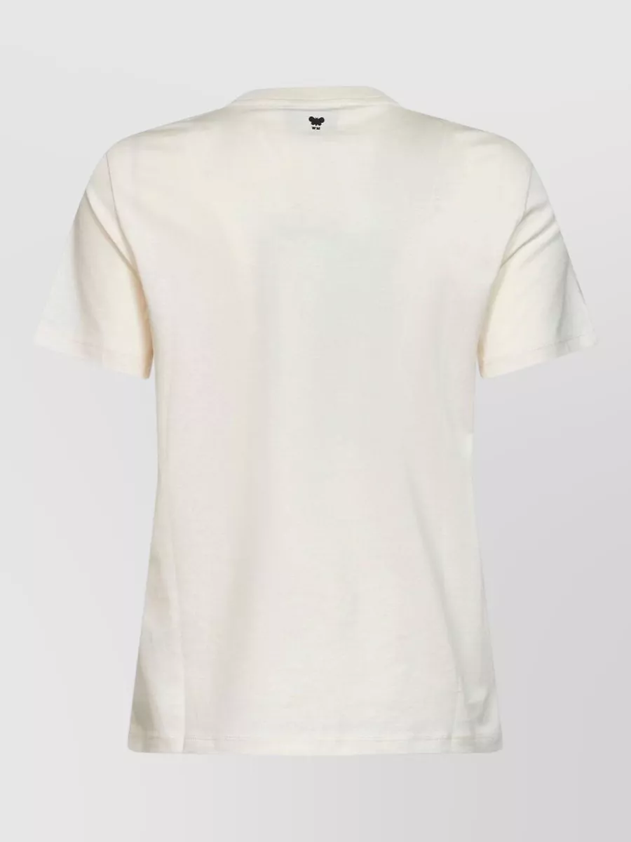 Weekend Max Mara Text-print Jersey Cotton T-shirt In White