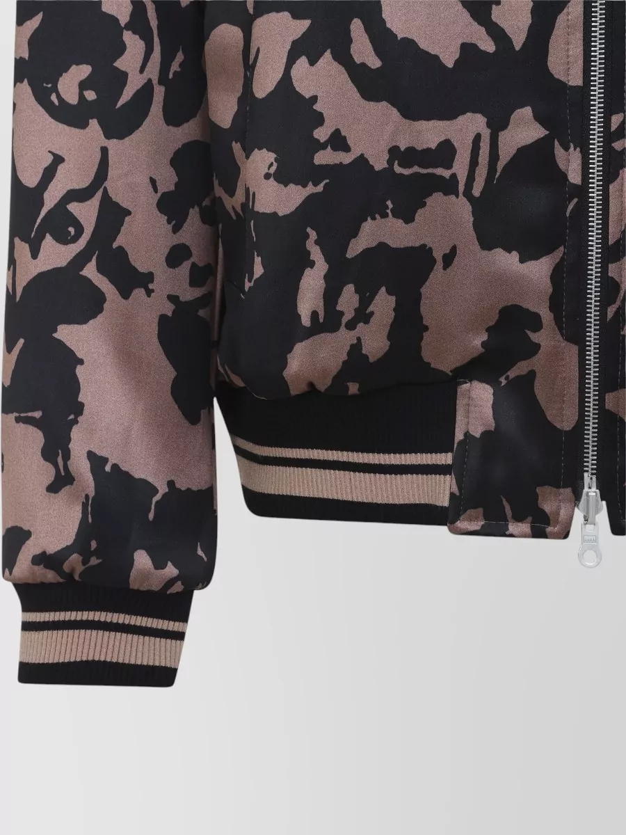Dries Van Noten Floral-Print Reversible Bomber Jacket