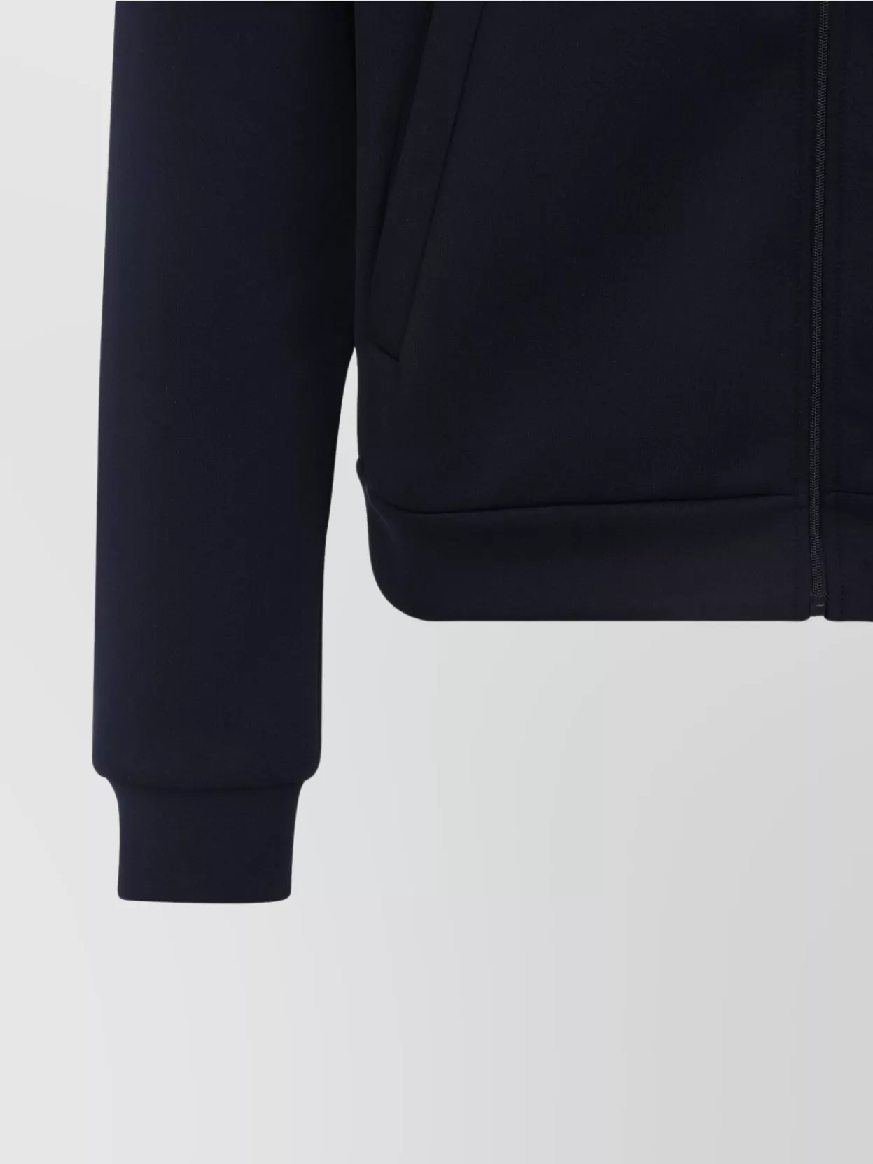 Prada Tech Fabric Sweatshirt With Raglan Sleeves