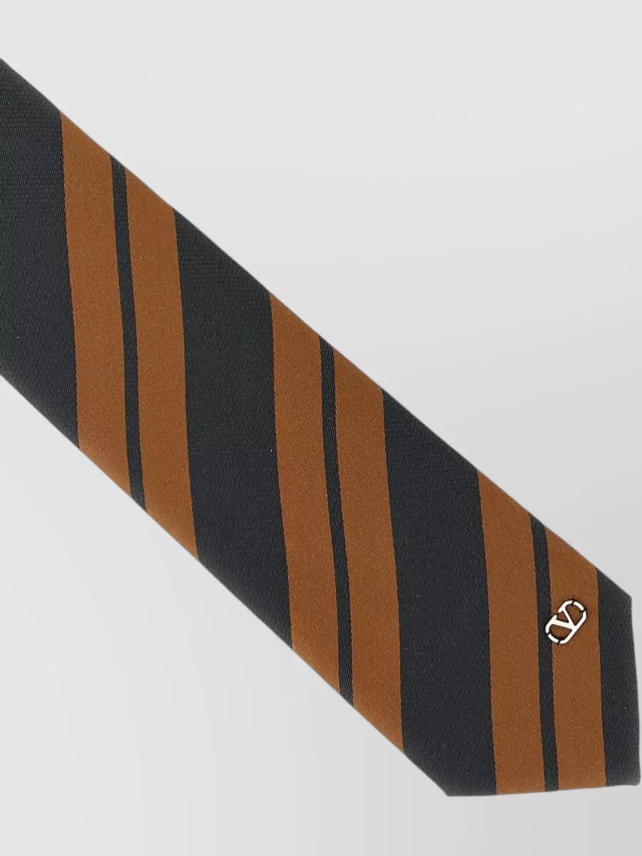 Valentino Garavani Silk Regimental Stripe Tie