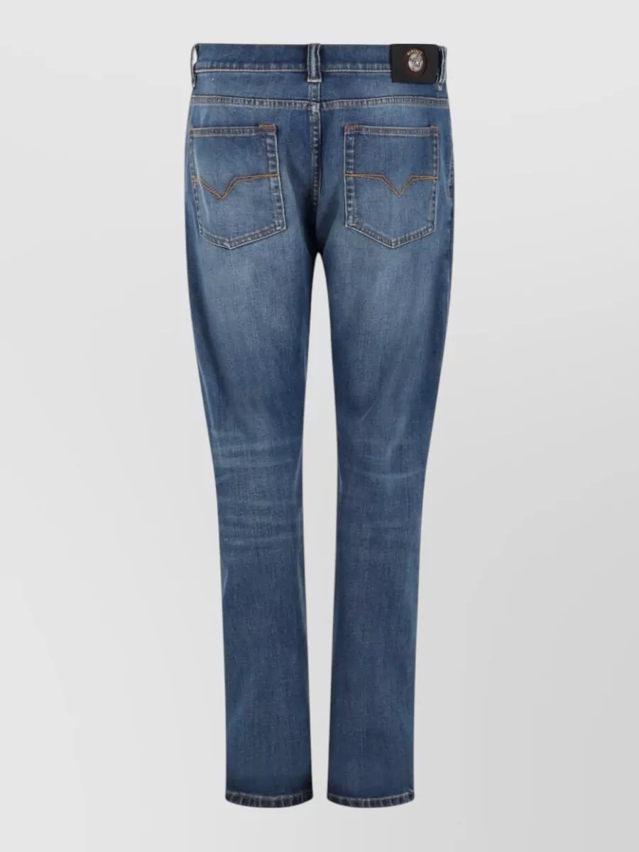 Versace Denim Straight-Leg Jeans