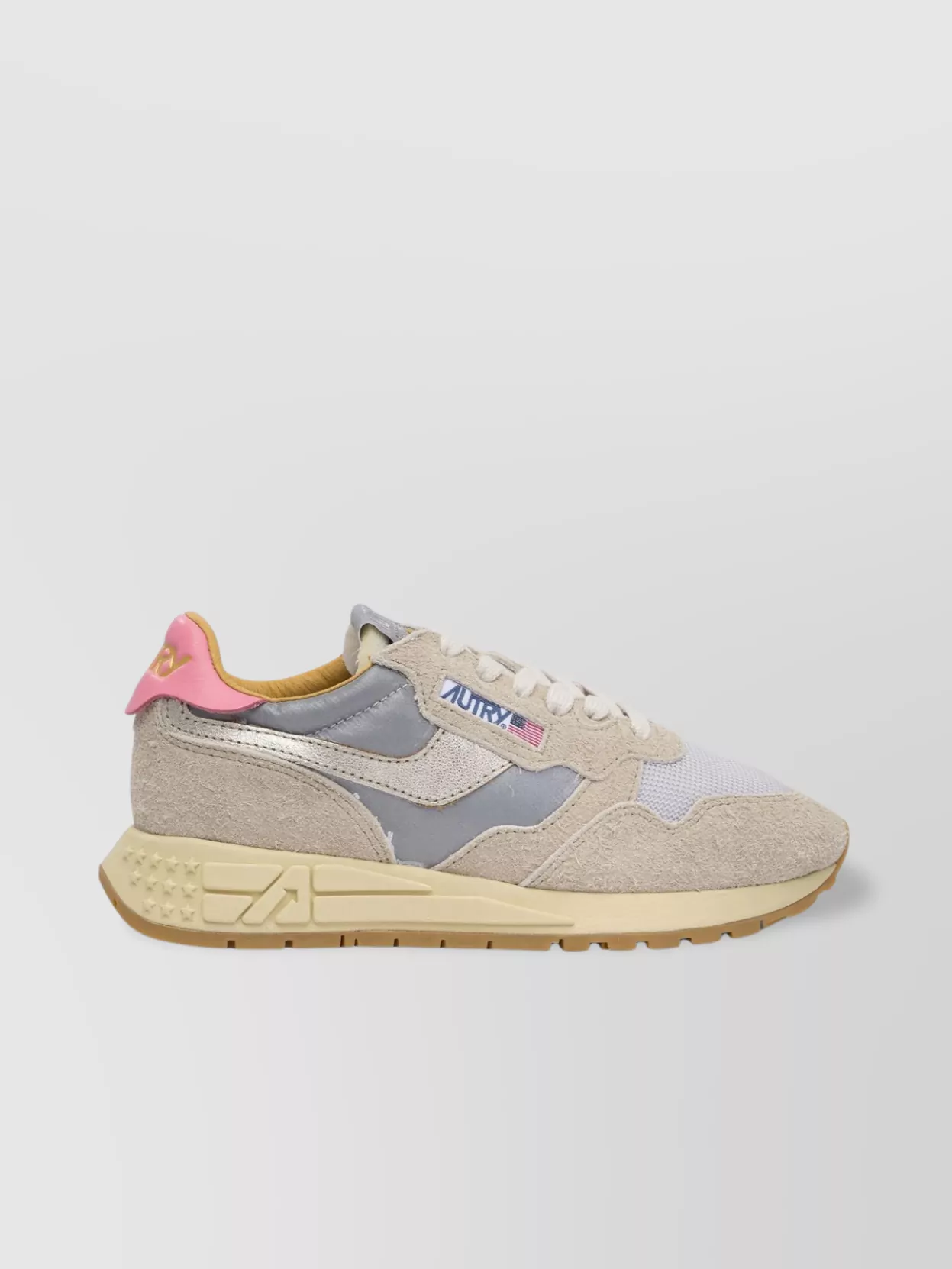 Autry Collar Padded Suede Mesh Rubber Sole