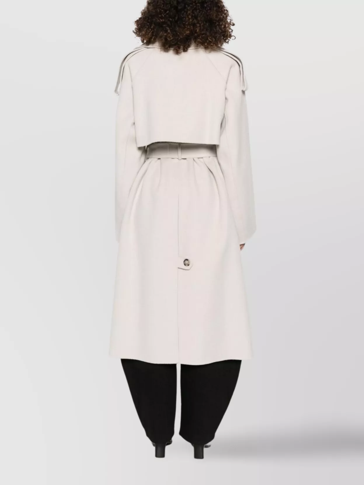 Sportmax Waist Belted Long Length Coat