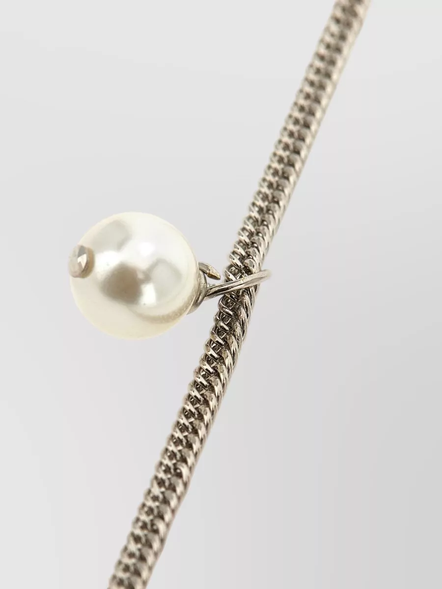 Jil Sander Brass Pendant Necklace