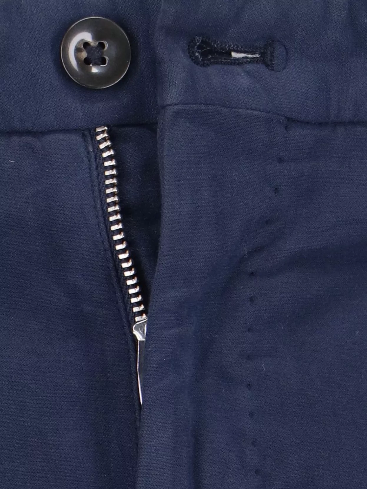 Incotex Straight Leg Trousers With Pockets And Loops In Blue