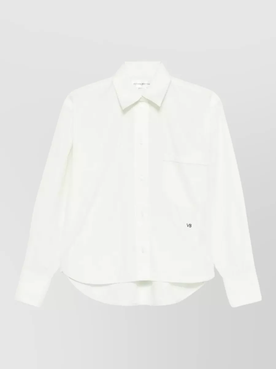 Victoria Beckham cotton cropped shirt