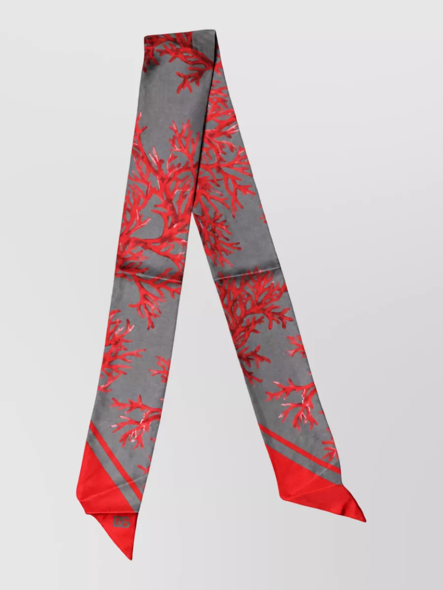 Dolce&Gabbana silk printed foulard scarf