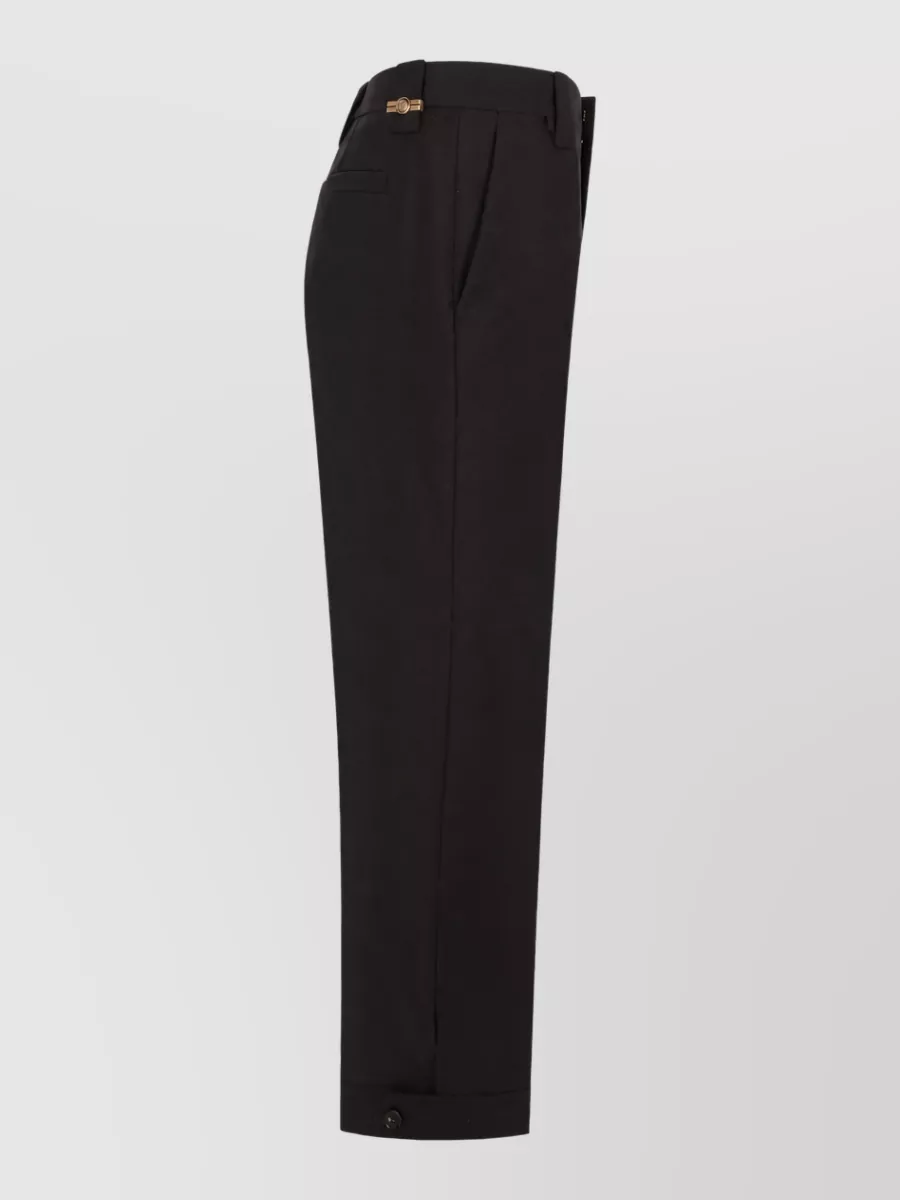 Versace wool mohair suit trousers